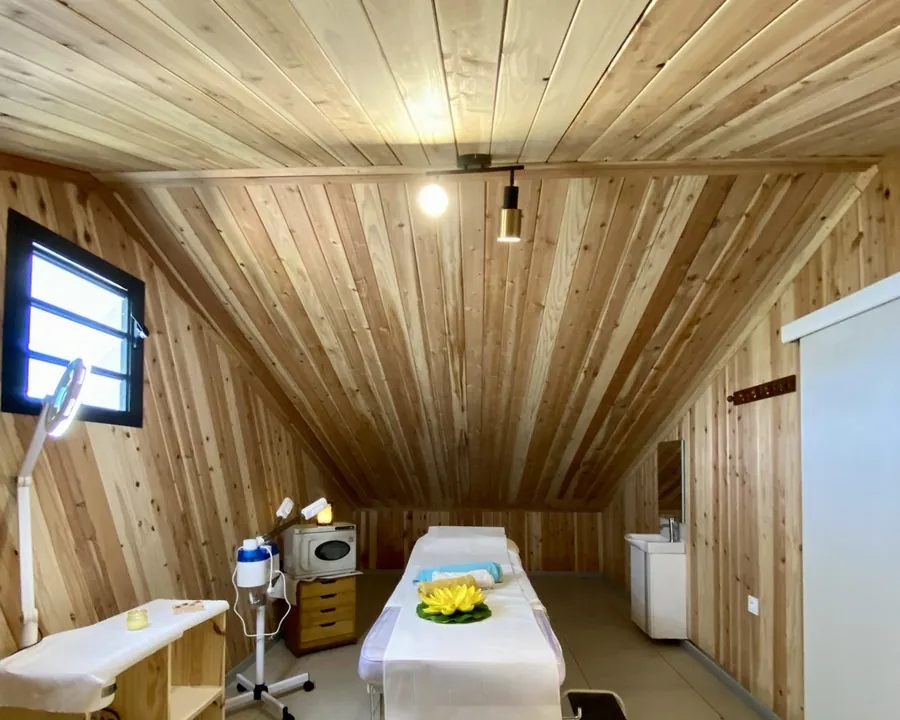 Cabine de soin de l'institut Archipel Beauty à Saint-Joseph